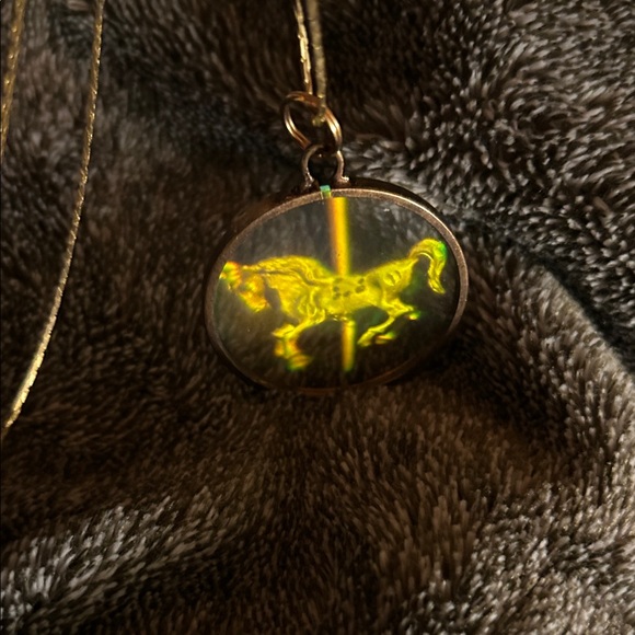 Jewelry - Horse Hologram Pendant Necklace